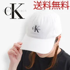 カルバンクライン Calvin Klein キャップ 帽子 メンズ レディース ブランド ロゴ CK ベースボールキャップ 4G5032G 白 ホワイト WHITE【新品・正規品】