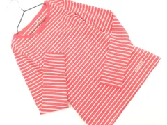 mont-bell モンベル 1104819 長袖 ボーダー プルオーバー カットソー sizeS/赤ｘ白 ■◇ レディース