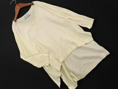 B:MING BEAMS ビームス Vネック 七分袖 ニット セーター アイボリー ■◇ レディース