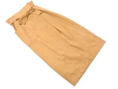 Abahouse Devinette アバハウス ドゥヴィネット サテン ウエストリボン ロング スカート size40/ブラウン ■◇ レディースのサムネイル