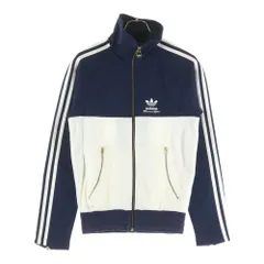 adidas (アディダス) トーナメントエディション トラックジャケット ホワイト/ネイビー E07751のサムネイル