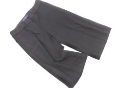 M S GRACY エムズグレイシー リネン混 ハーフ パンツ size38/濃紺 ■◇ レディース