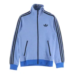 adidas (アディダス) ジップアップ トラックジャケット ブルー M30175のサムネイル