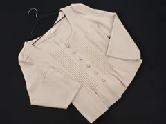 NATURAL BEAUTY BASIC ナチュラルビューティーベーシック ノーカラー ジャケット sizeS/ライトピンクベージュ ■◇ レディース