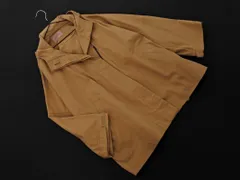 BEAMS LIGHTS ビームスライツ 七分袖 ビッグシルエット 比翼ボタン フーディー ジャケット size38/ベージュ ■◇ レディース