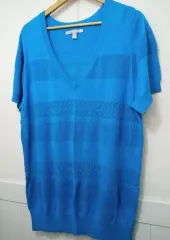 オールドネイビー ロング ニット Tシャツ XXL