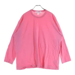 COMME des GARCONS SHIRT (コムデギャルソンシャツ) バックプリント長袖Tシャツ ピンク FP-T021のサムネイル