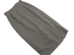 NATURAL BEAUTY BASIC ナチュラルビューティーベーシック ロング スカート sizeM/グレー ■■ レディース