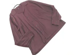 SHIPS シップス 開襟 シャツ sizeM/ワイン ■◇ メンズ