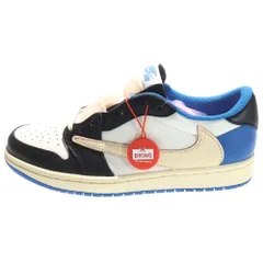 NIKE (ナイキ) ×TRAVIS SCOTT FRAGMENT DESIGN AIR JORDAN 1 LOW OG SP DM7866-140 トラヴィススコット フラグメント エアジョーダン1 ローカットスニーカー