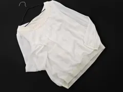 KUMIKYOKU 組曲 レース シフォン 長袖 ブラウス シャツ size2/白 ■◇ レディース