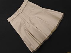 Apuweiser-riche アプワイザーリッシェ ベルト付き フレア スカート size2/ライトベージュ ■◇ レディース