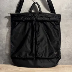 PORTER タンカー ヘルメットバッグ 2WAY ブラック ポーター 吉田カバン トート ショルダー ナイロン 定番 人気モデル