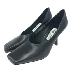 JIMMY CHOO ジミーチュウ マーセラ 表記サイズ:24 スクエアトゥ/レザー    ブラック レディース / 240001192236