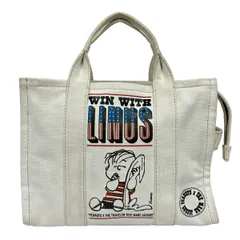 MARC JACOBS(マークジェイコブス) ハンドバッグ - 白×黒×マルチ PEANUTSコラボ