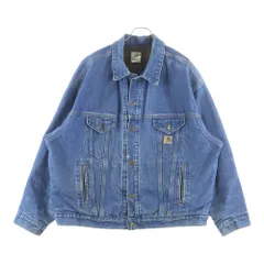 CARHARTT (カーハート) 90S Blanket lined denim tracker jacket ブランケット デニムトラッカージャケット インディゴのサムネイル