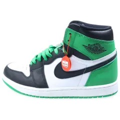 NIKE (ナイキ) AIR JORDAN 1 RETRO HIGH OG LUCKY GREEN DZ5485-031 エアジョーダン1 ラッキーグリーン ハイカットスニーカー グリーン/ブラック US9/27.0cm