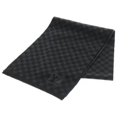 LOUIS VUITTON (ルイヴィトン) エシャルプ プティ ダミエ マフラー ブラック M70028のサムネイル