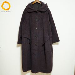 45R ツイルKNIT PEA COAT ロングコート 赤 4 - メルカリ