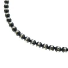 INDIAN JEWELRY (インディアンジュエリー) NAVAJO ナバホ ビーズネックレス ナバホパール シルバーのサムネイル
