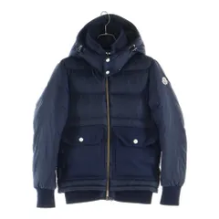 MONCLER (モンクレール) RABELAIS GIUBBOTTO Down Jacket ラブレー ジュボット フード取り外し可能 ダウンジャケット ネイビー B20914184585-53227