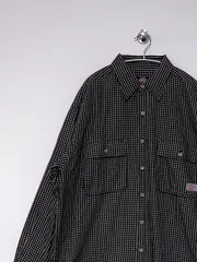【Dickies】L/S チェックワークシャツ XL ディッキーズ ビックサイズ 古着