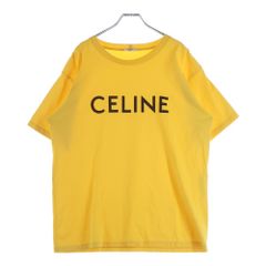 セリーヌ センターロゴ 半袖 tシャツ ルーズコットンジャージー XL 