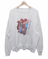 90s HANSON プリントスウェット USA製 1997コピーライト DELTAボディ