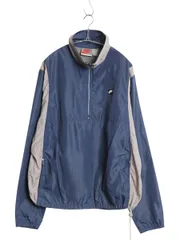 【お得なクーポン配布中!】 90s ナイキ ナイロン トラック ジャケット メンズ XL 初期 銀タグ オールド ハーフジップ プルオーバー スウッシュ ブルゾン 大きいサイズ