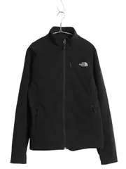 【お得なクーポン配布中!】 US企画 ノースフェイス APEX ソフトシェル ジャケット レディース M / アウトドア 裏 フリース ジャンパー ストレッチ ブラック フルジップ