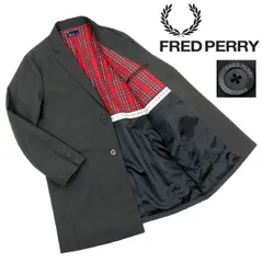 【B3774】【極美品】FRED PERRY フレッドペリー チェスターコート 裏地チェック柄 F2574 サイズMのサムネイル