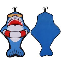 Golf Supplies, Golf Sports Towel, Golf Club Towel, Golf Ball Towel, with Carabiner Clip and Hook, Quick-Drying, Absorbent, Microfiber, Specially Designed, Unique Design, Fits Golf Bags and Carts, Men's and Women's, Blue 7202509