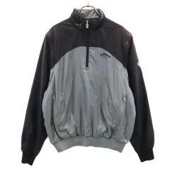 Callaway キャロウェイ 2WAY ハーフジップ ジャケット L グレー系 ゴルフ 薄中綿入り プルオーバー メンズ 古着のサムネイル