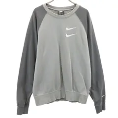 NIKE ナイキ 長袖 スウェット トレーナー S グレー メンズ 古着