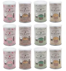 [ 4種 合計12缶入りセット ] 災害備蓄用パン ぱんカンぱん 4種類の味が楽しめるアソートセット プレーン・チョコ・ストロベリー・抹茶黒まめ 5年保存 保存食のサムネイル