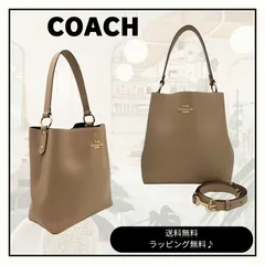 【美品中古】コーチ COACH ハンドバッグ ショルダーバッグ 2WAY モリー バケット バッグ ベージュ レザー レディース 女性 ギフト プレゼント L2092-91122