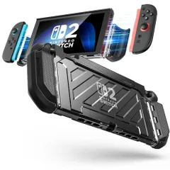 【迅速に発送】SUPCASE Nintendo Switch 2 ケース 2025 用 [ミリタリーグレードの保護] [マグネット式ジョイコンコントローラー対応] ドッキング可能な一体型カバー Switch 2用 UBProシリーズ ブラック 1c7785cd