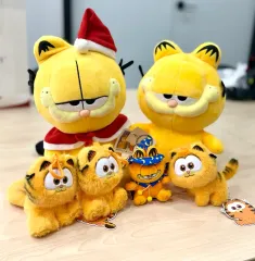 ガーフィールド中型ぬいぐるみ&小型ぬいぐるみキーホルダー 鍵バッグホルダーセット(まとめ売り)