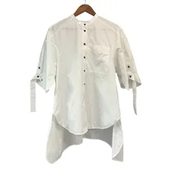 ENFOLD エンフォルド 25AW NOTE SHIRT バンドカラー半袖シャツ 300IA230-2561 38 ホワイト 300IA230-2561 15251のサムネイル