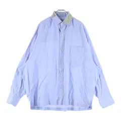 kolor (カラー) REGULAR COLLAR OXFORD SHIRT レギュラーカラー オックスフォード 長袖シャツ ロングスリーブ ライトブルー 22SCM-B07114のサムネイル