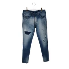 RESOUND CLOTHING リサウンドクロージング Blind DENIM JERSEY ジャージ スキニー デニム パンツ ST-019 2 インディゴ メンズのサムネイル