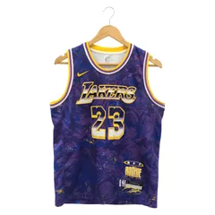 【中古】NIKE Lakers 23 LEBRON JAMES NBA MVP ジャージ サイズL ナイキ[91]