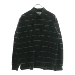 THE NORTH FACE (ザノースフェイス) Field Striped Polo フィールド ストライプ柄 ワンポイントロゴ刺繍 鹿の子 長袖ポロシャツ カーキ NT6352N