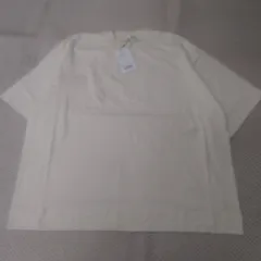 未使用　タグ付き　Nilway　ニルウェイ　ビッグプルオーバー　Tシャツ　半袖　綿100%　オフホワイト系　Мサイズ