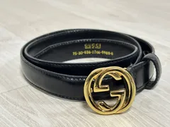 GUCCI グッチ ベルト レザー GG ゴールド