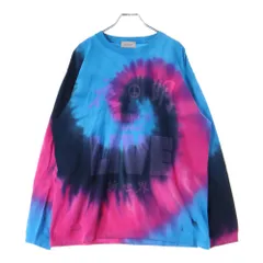 BED J.W. FORD (ベッドフォード) Tyedye Long Sleeve T-shirt タイダイ柄 クルーネック 長袖Tシャツ ロングスリーブ ブルー/ピンク 22AW-B-CS01のサムネイル