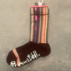 【日本製】ANDSOX アンドソックス SUPPORT PILE ANKLE NATIVE STRIPE BLACK 高機能スポーツソックス 21〜26cm グリップソックス 奈良-31402のサムネイル