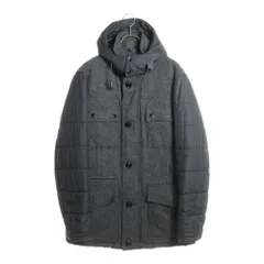 TOMMY HILFIGER (トミーヒルフィガー) アーム切替 ウール 中綿ジャケット グレー 0887865965-024