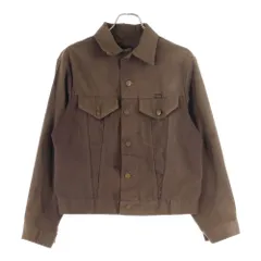 Wrangler (ラングラー) 70s 黒タグ コットンツイル トラッカージャケット ブラウンのサムネイル