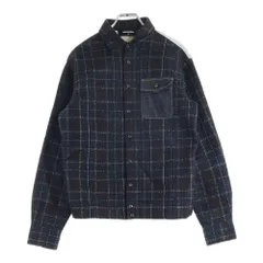 DSQUARED2 (ディースクエアード) スウェットドッキング チェック柄 長袖シャツ ブラウン 74DL079744312のサムネイル